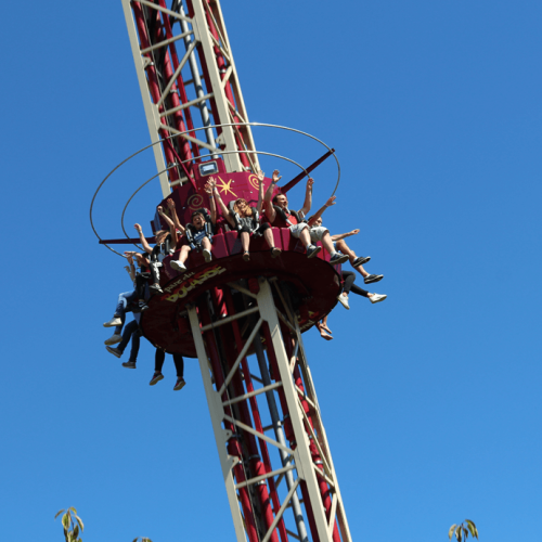 Flash Tower attraction parc du bocasse